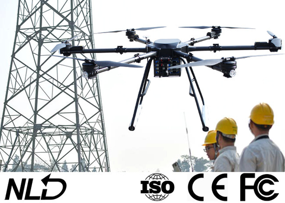 Flying 60 Minutes Industrial Grade Drone UAV For Power Line Inspection