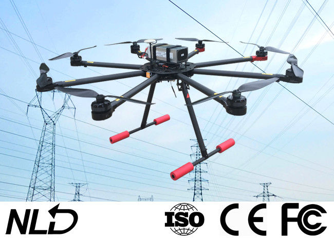 FCC T10 Powerline Drone To String Power Lines Pilot Ropes With Take Up Reel